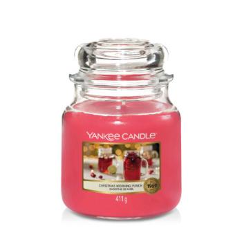 Yankee Candle Vonná svíčka Classic střední Christmas Morning Punch 411 g