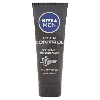 Nivea Čisticí pleťová maska s černým uhlím pro muže Men (Deep Control) 75 ml