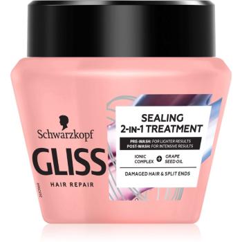 Schwarzkopf Gliss Sealing 2-IN-1 Treatment regenerační maska pro poškozené vlasy 400 ml