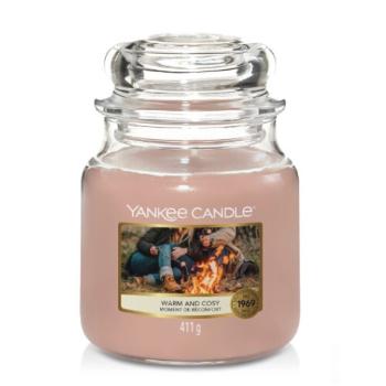 Yankee Candle Aromatická svíčka Classic střední Warm & Cosy 411 g