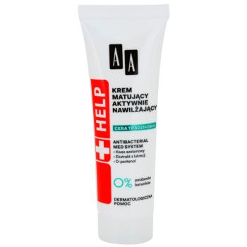 AA Cosmetics Help Acne Skin matující krém s hydratačním účinkem 40 ml