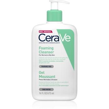 CeraVe Cleansers čisticí pěnivý gel pro normální až mastnou pleť 473 ml