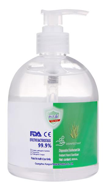 24K Dezinfekční pečující gel na ruce s antibakteriální přísadou 500 ml