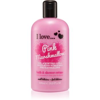 I love... Pink Marshmallow sprchový a koupelový krém 500 ml