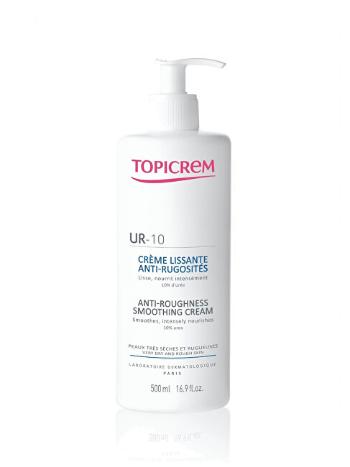 Topicrem Tělový krém na hrubou a suchou pokožku UR10 (Anti Roughness Smoothnig Cream) 500 ml