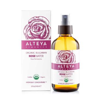 Alteya organics Růžová voda z růže damašské BIO ve skle 240 ml
