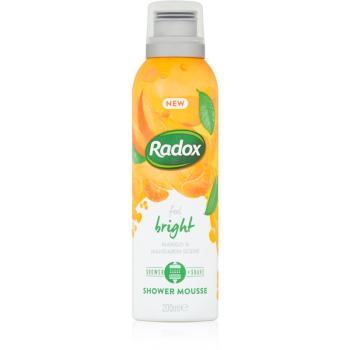 Radox Feel Bright pečující sprchová pěna Mango & Mandarin Scent 200 ml