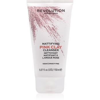 Revolution Skincare Pink Clay čisticí pěna s matujícím účinkem 150 ml