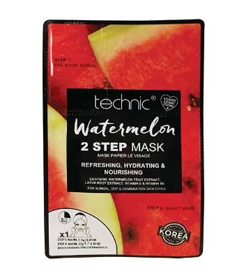 Technic Osvěžující pleťová maska Watermelon 2 Step Mask 25 g
