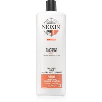 Nioxin System 4 Color Safe Cleanser Shampoo jemný šampon pro barvené a poškozené vlasy 1000 ml