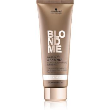 Schwarzkopf Professional Blondme obnovující šampon s keratinem pro všechny typy blond vlasů bez sulfátů 250 ml