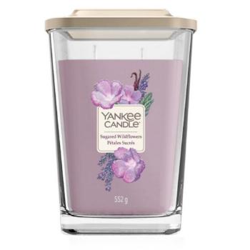 Yankee Candle Aromatická svíčka velká hranatá Sugared Wildflowers 552 g