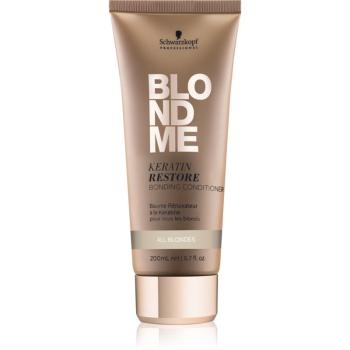 Schwarzkopf Professional Blondme keratinový obnovující kondicionér pro všechny typy blond vlasů 200 ml