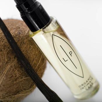 Čistící a hydratační olej na intimní partie – Kokos a vanilka 75ml