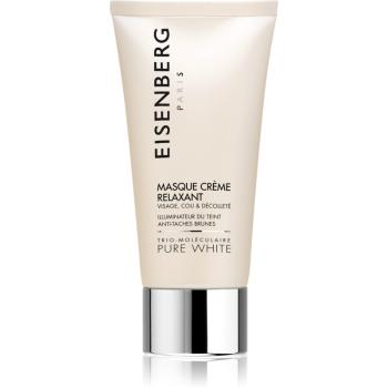 Eisenberg Pure White Masque Crème Relaxant hydratační a rozjasňující maska proti pigmentovým skvrnám 75 ml