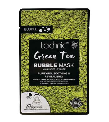 Technic Čisticí pleťová maska Green Tea (Bubble Mask) 20 g