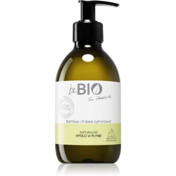 beBIO Bamboo & Lemongrass přírodní tekuté mýdlo na ruce 300 ml
