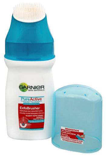 Garnier PureActive čisticí gel s kartáčkem ExfoBrusher 150 ml