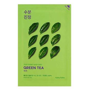 Holika Pure Essence plátýnková maska Zelený čaj 20 ml