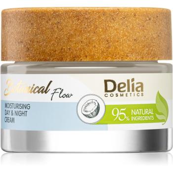 Delia Cosmetics Botanical Flow Coconut Oil denní a noční krém s hydratačním účinkem 50 ml