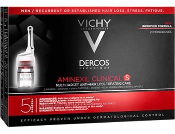 Vichy Multiúčelová kúra proti vypadávání vlasů pro muže Dercos Aminexil Clinical 5 21 x 6ml