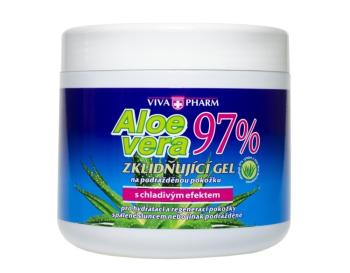 Vivapharm Aloe Vera zklidňující gel s 97% aloe v doze 600 ml