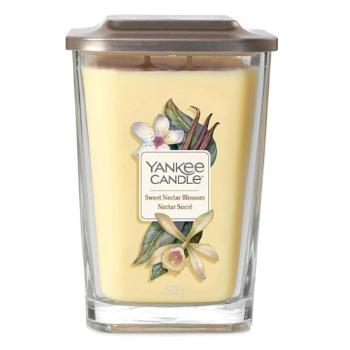 Yankee Candle Aromatická svíčka velká hranatá Sweet Nectar Blossom 553 g