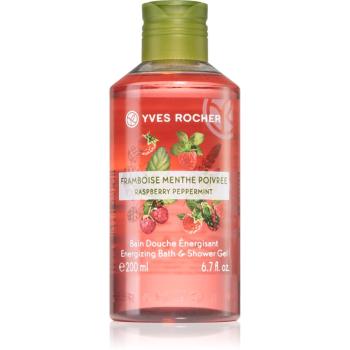 Yves Rocher Raspberry & Mint energizující sprchový gel 200 ml
