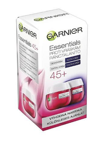 Garnier Dárková sada denního a nočního krému proti vráskám 45+ Essentials (Anti-Wrinkle Day & Night Cream) 2 x 50 ml