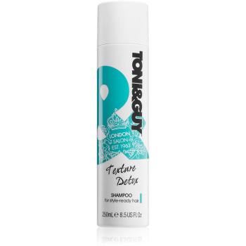 TONI&GUY Texture Detox šampon pro vlasy bez textury 250 ml