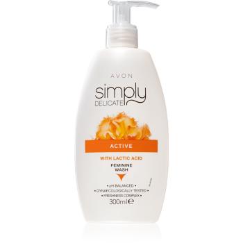 Avon Simply Delicate dámský sprchový gel pro intimní hygienu 300 ml