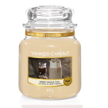 Yankee Candle Aromatická svíčka Classic střední Sweet Maple Chai 411 g