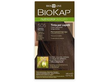 Biokap NUTRICOLOR DELICATO - Barva na vlasy - 5.05 Hnědá - světlý kaštan 140 ml