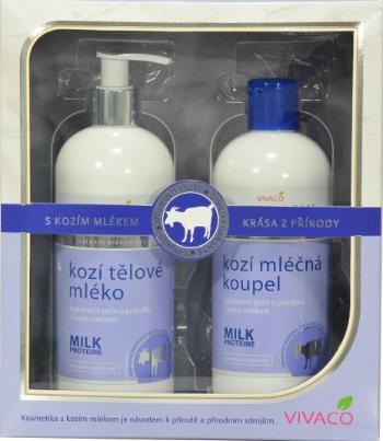 Vivaco Dárková kazeta Kozí mléko - mléčná koupel, tělové mléko