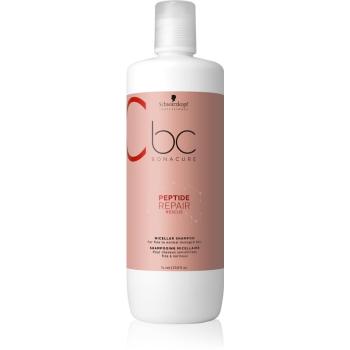Schwarzkopf Professional BC Bonacure Peptide Repair Rescue micelární šampon pro poškozené vlasy 1000 ml