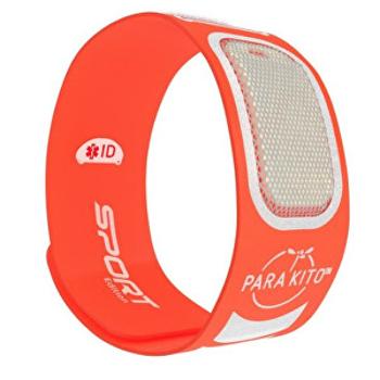 PARA`KITO Sportovní náramek proti komárům PARA`KITO + 2 náplně Oranžový