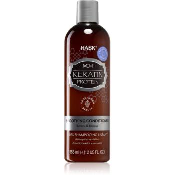 HASK Keratin Protein uhlazující kondicionér pro poškozené, chemicky ošetřené vlasy 355 ml