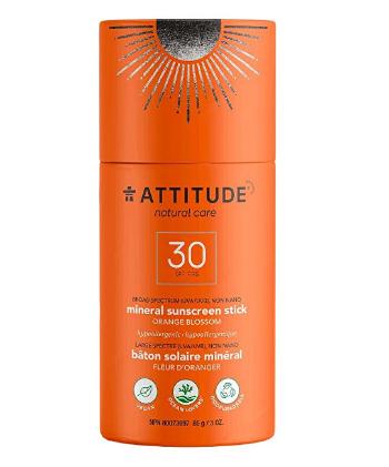 ATTITUDE 100% minerální ochranná tyčinka na celé tělo SPF 30 -  Orange Blossom 85 g