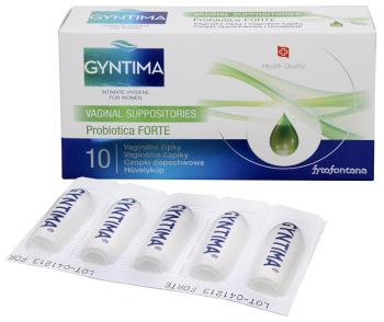 FYTOFONTANA Gyntima Probiotica vaginální čípky Forte 10 ks