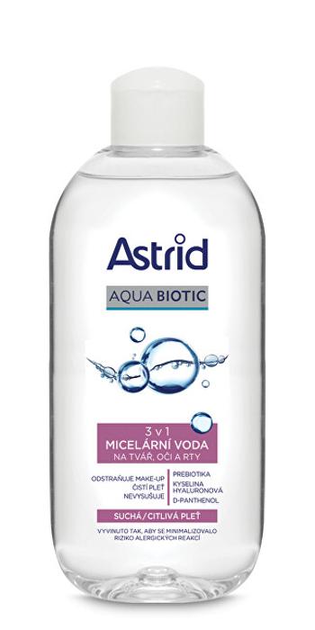 Astrid Micelární voda 3 v 1 na tvář, oči a rty pro suchou a citlivou pleť Aqua Biotic 200 ml
