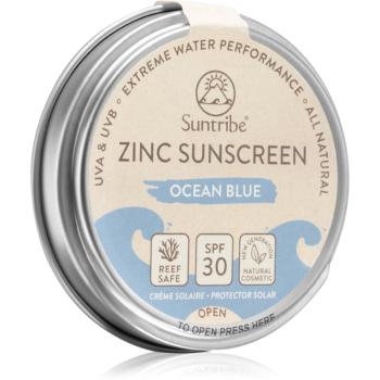 Suntribe Zinc Sunscreen minerální ochranný krém na obličej a tělo na opalování SPF 30 Ocean Blue 45 g