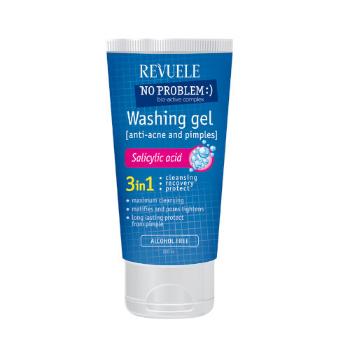 Revuele Mycí gel pro problematickou pleť 3v1 No Problem (Washing Gel Anti-Acne & Pimples) 200 ml