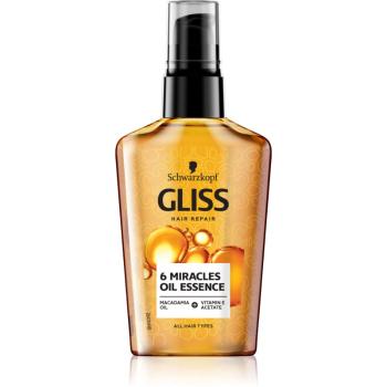 Schwarzkopf Gliss 6 Miracles Oil Essence intenzivní olejová péče 6 v 1 pro suché vlasy 75 ml