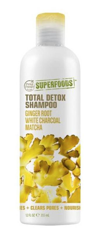 SUPERFOODS Total Detox šampon - zázvor, matcha a bílý charcoal 355 ml