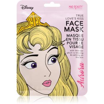 Mad Beauty Disney Princess Aurora zklidňující plátýnková maska s levandulí 25 ml