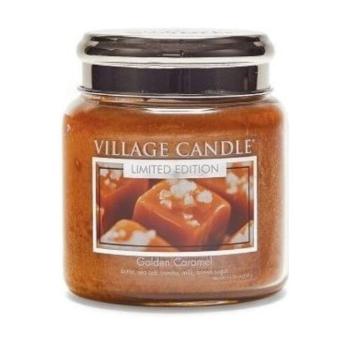 Village Candle Vonná svíčka ve skle Golden Caramel 390 g