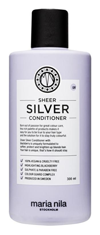 Maria Nila Hydratační kondicionér neutralizující žluté tóny vlasů Sheer Silver (Conditioner) 300 ml
