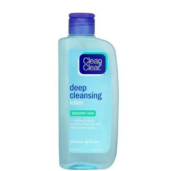 Clean & Clear Hloubkově čisticí pleťová voda pro citlivou pleť (Deep Clansing Lotion For Sensitive Skin) 200 ml