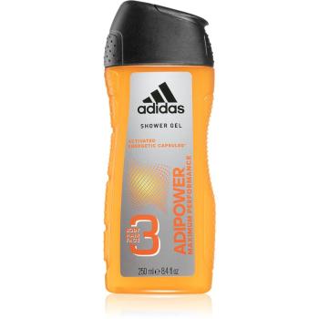Adidas Adipower sprchový gel pro muže 3 v 1 250 ml
