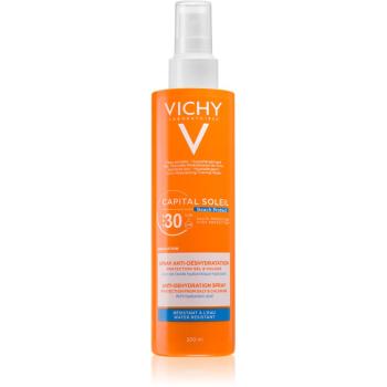 Vichy Capital Soleil Beach Protect multiprotekční sprej proti dehydrataci pokožky SPF 30 200 ml